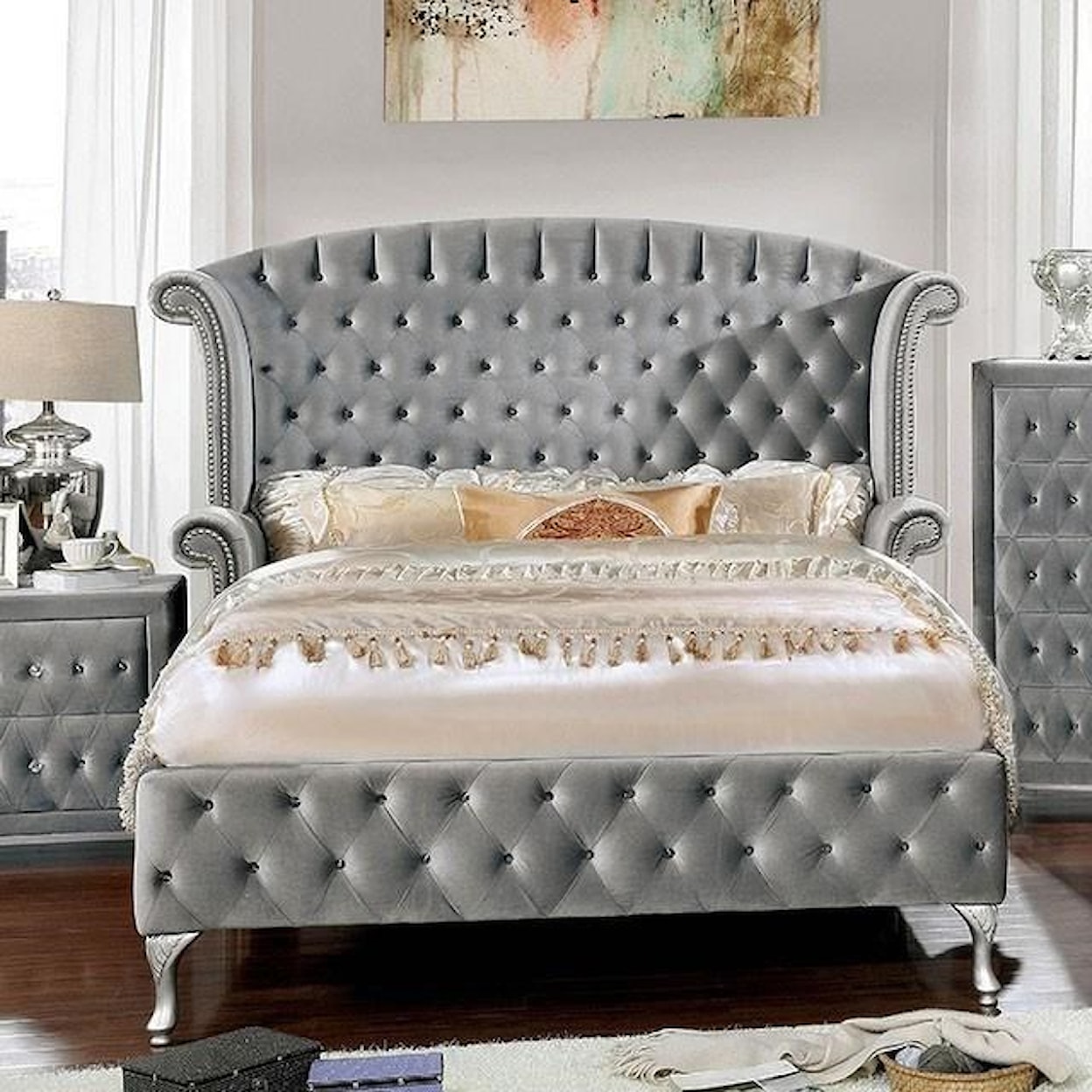 Furniture of America - FOA Alzir California King Bed