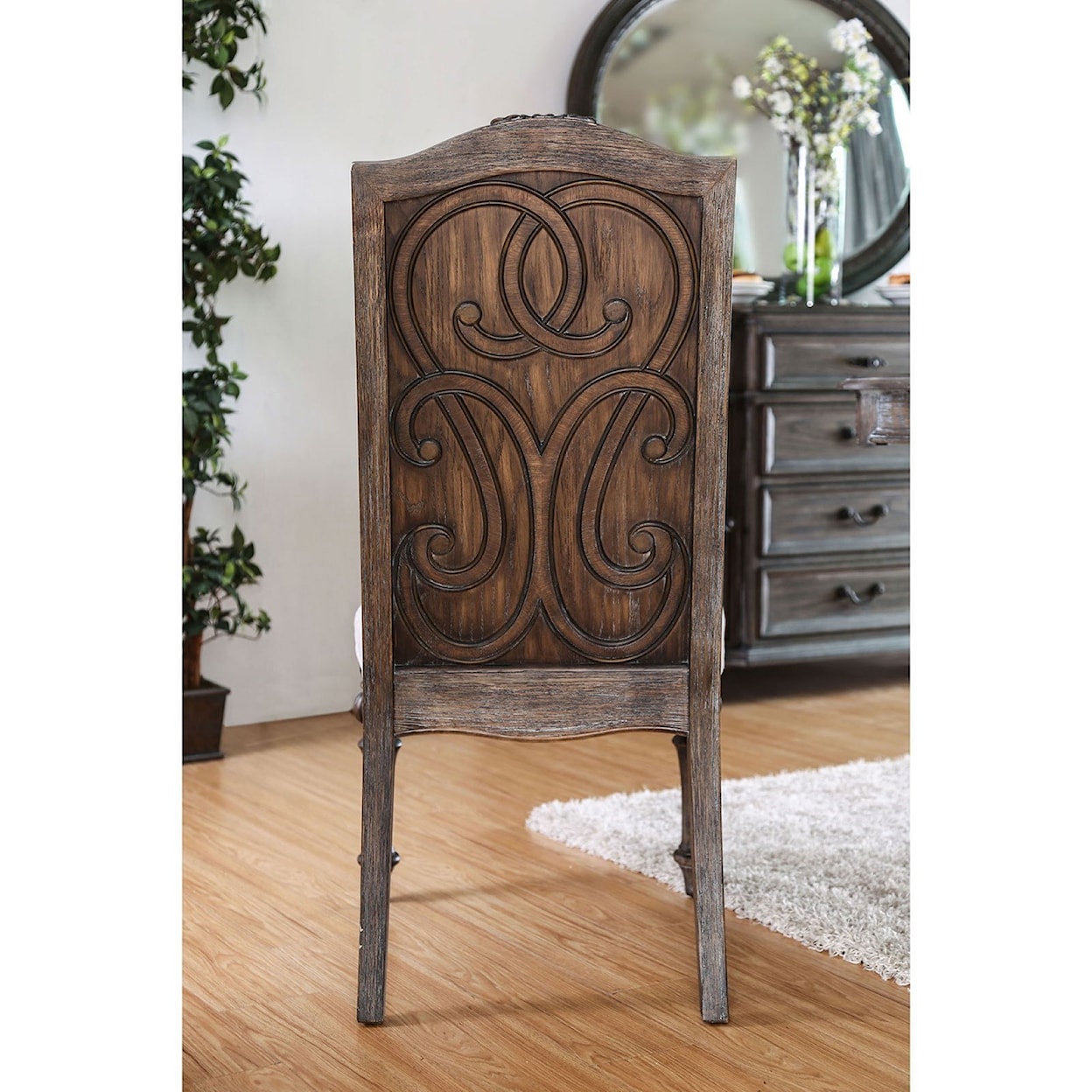 Furniture of America - FOA Arcadia Set of 2 Arm Chairs