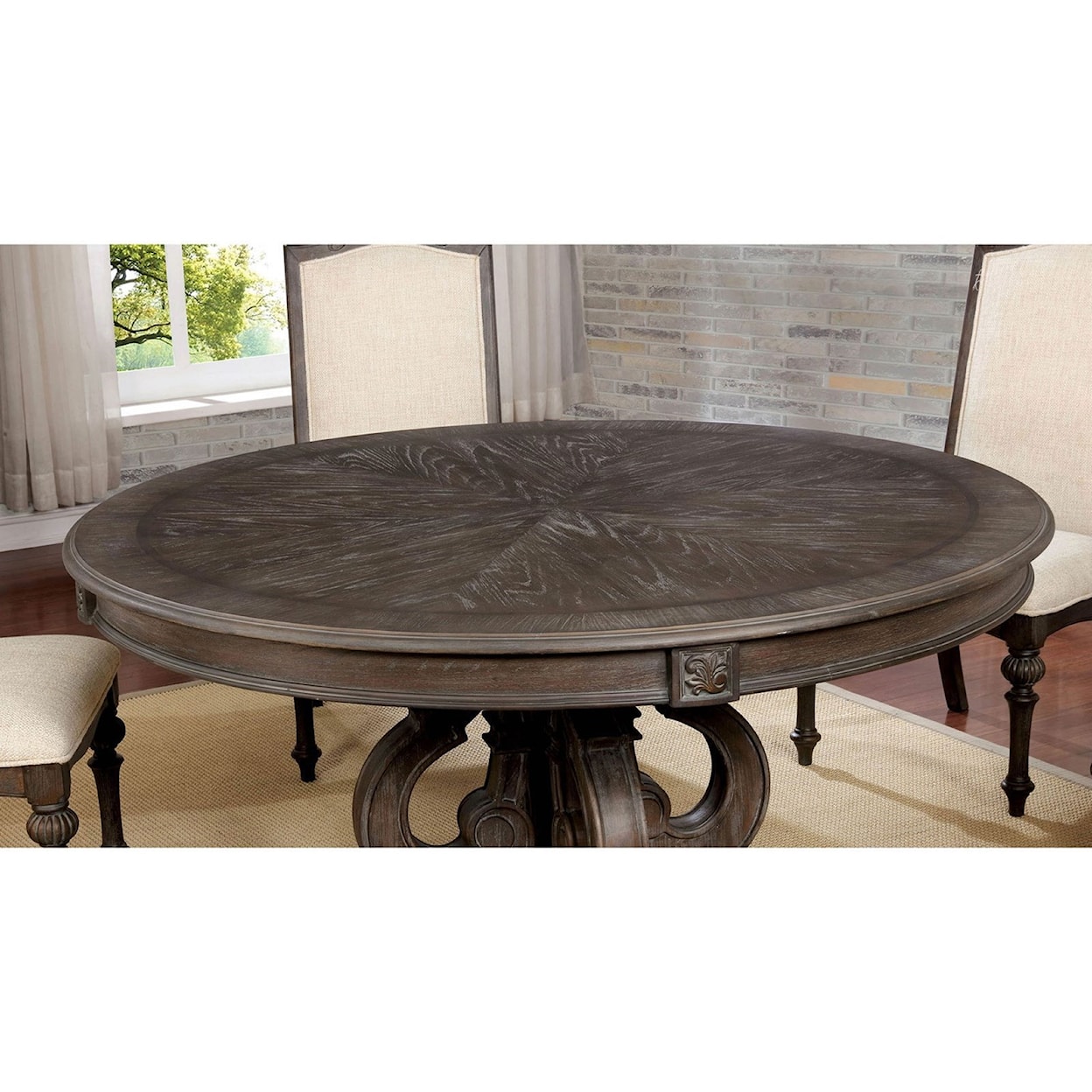 Furniture of America - FOA Arcadia Round Dining Table