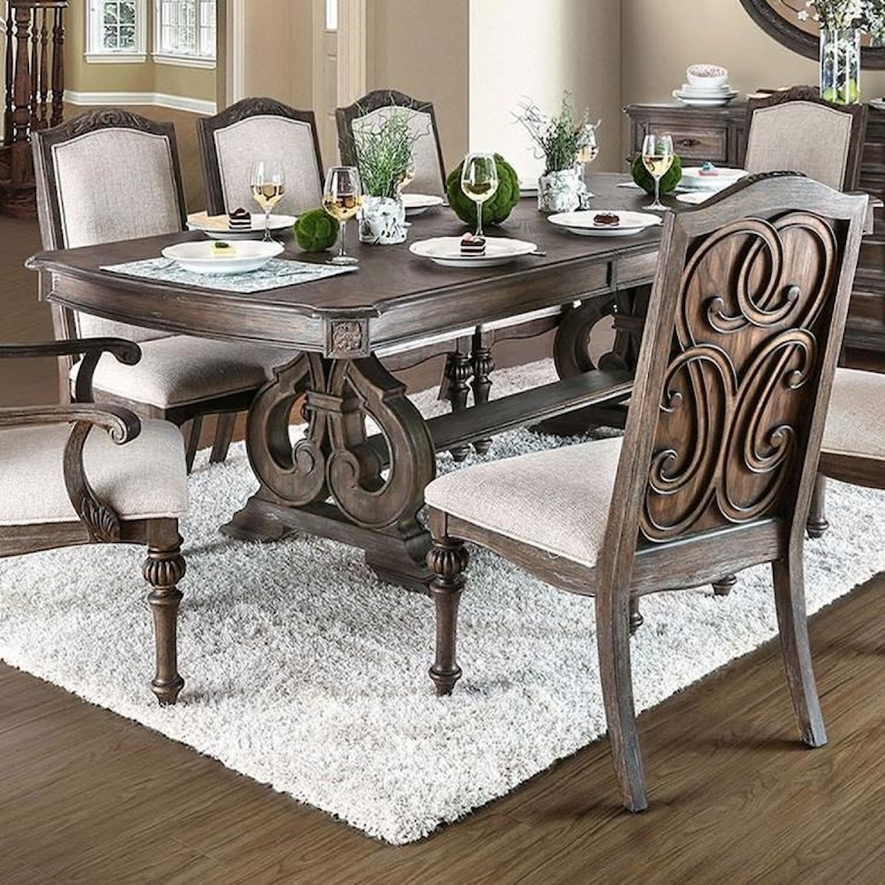 Furniture of America - FOA Arcadia Dining Table