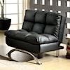 Furniture of America Aristo Futon Sofa + Chair
