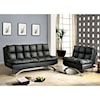 Furniture of America Aristo Futon Sofa + Chair
