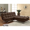 Furniture of America - FOA Aristo Leatherette Futon Sofa