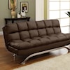 Furniture of America Aristo Leatherette Futon Sofa