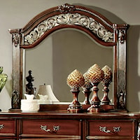 Traditional Mirror with Intricately Designed Frame