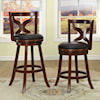 Furniture of America Baltic 24" Swivel Bar Stool