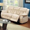 Furniture of America Barbado Reclining Sofa