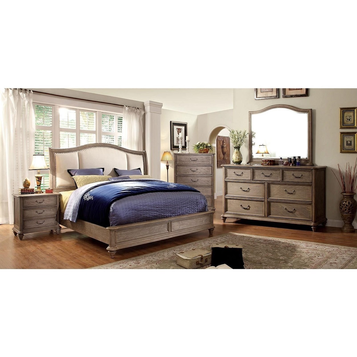 Furniture of America Belgrade California King Bed