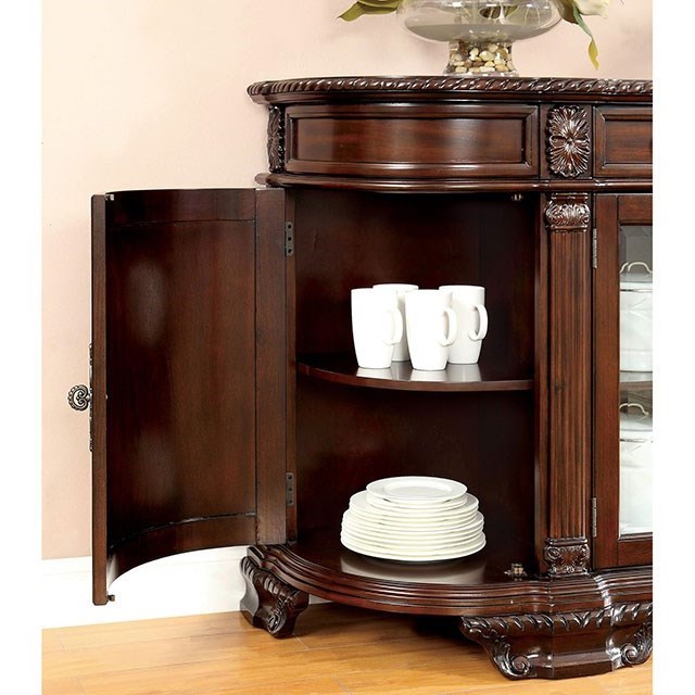 Furniture of America Bellagio CM3319SV Traditional Four Door Server