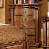 Traditional Chest with Felt-Lined Drawer