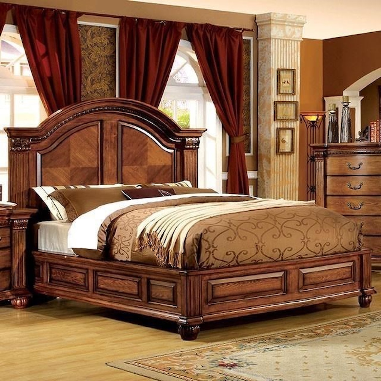 Furniture of America Bellagrand King Bed