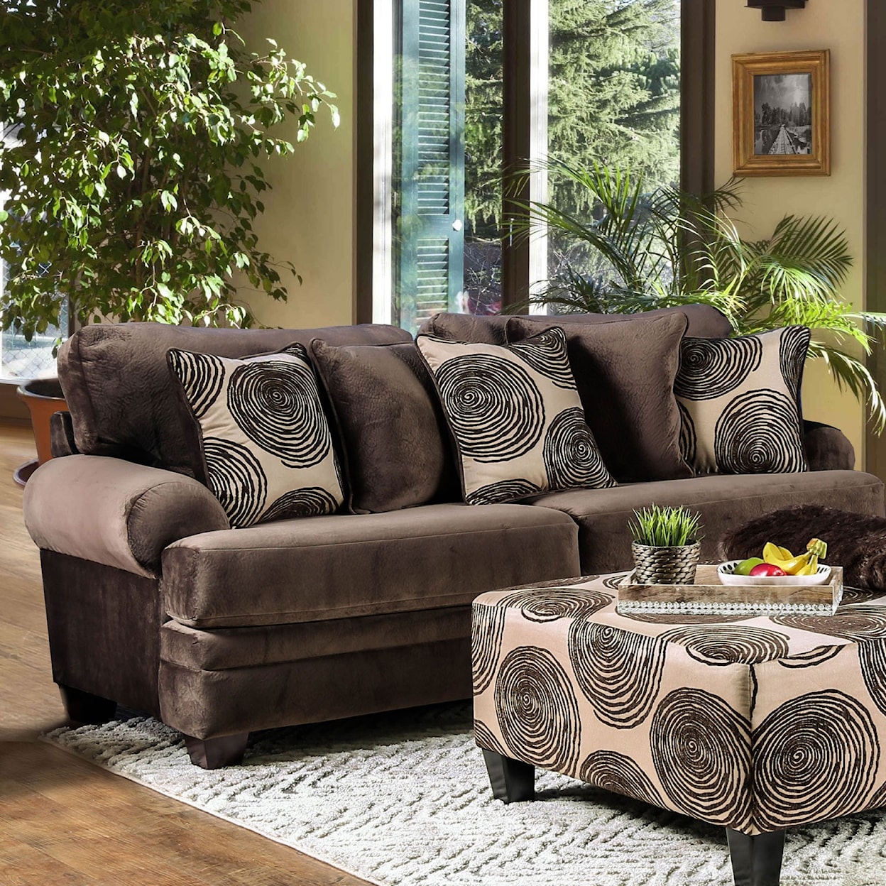 Furniture of America Bonaventura Sofa
