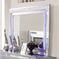 Glam Mirror with LED Lighting
