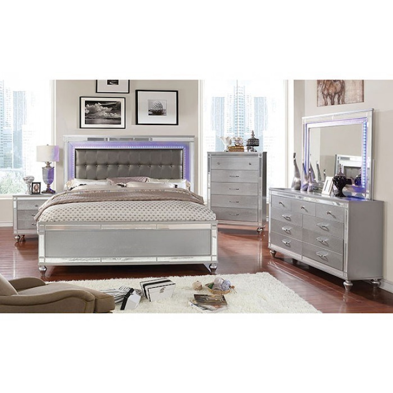 Furniture of America - FOA Brachium Queen Bedroom Group