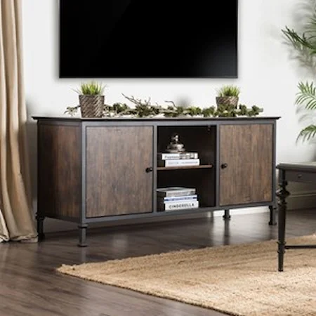 60" TV Stand with Metal Frame