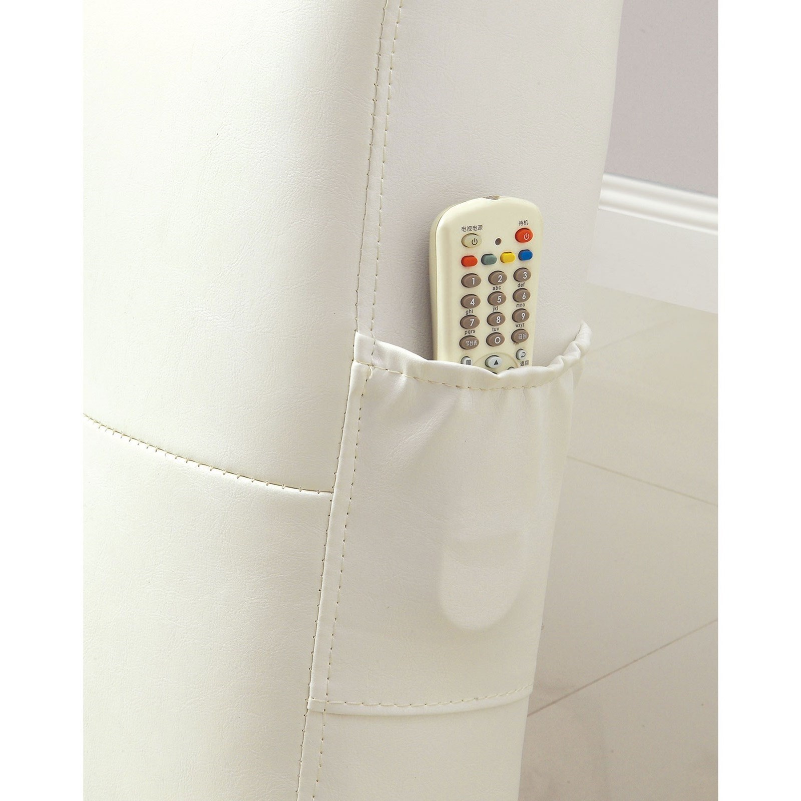 Leatherette Futon Sofa