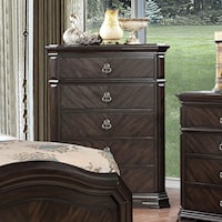 Traditional Chest with 5 Drawers