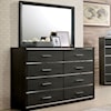 Furniture of America Camryn Dresser and Mirror Combination