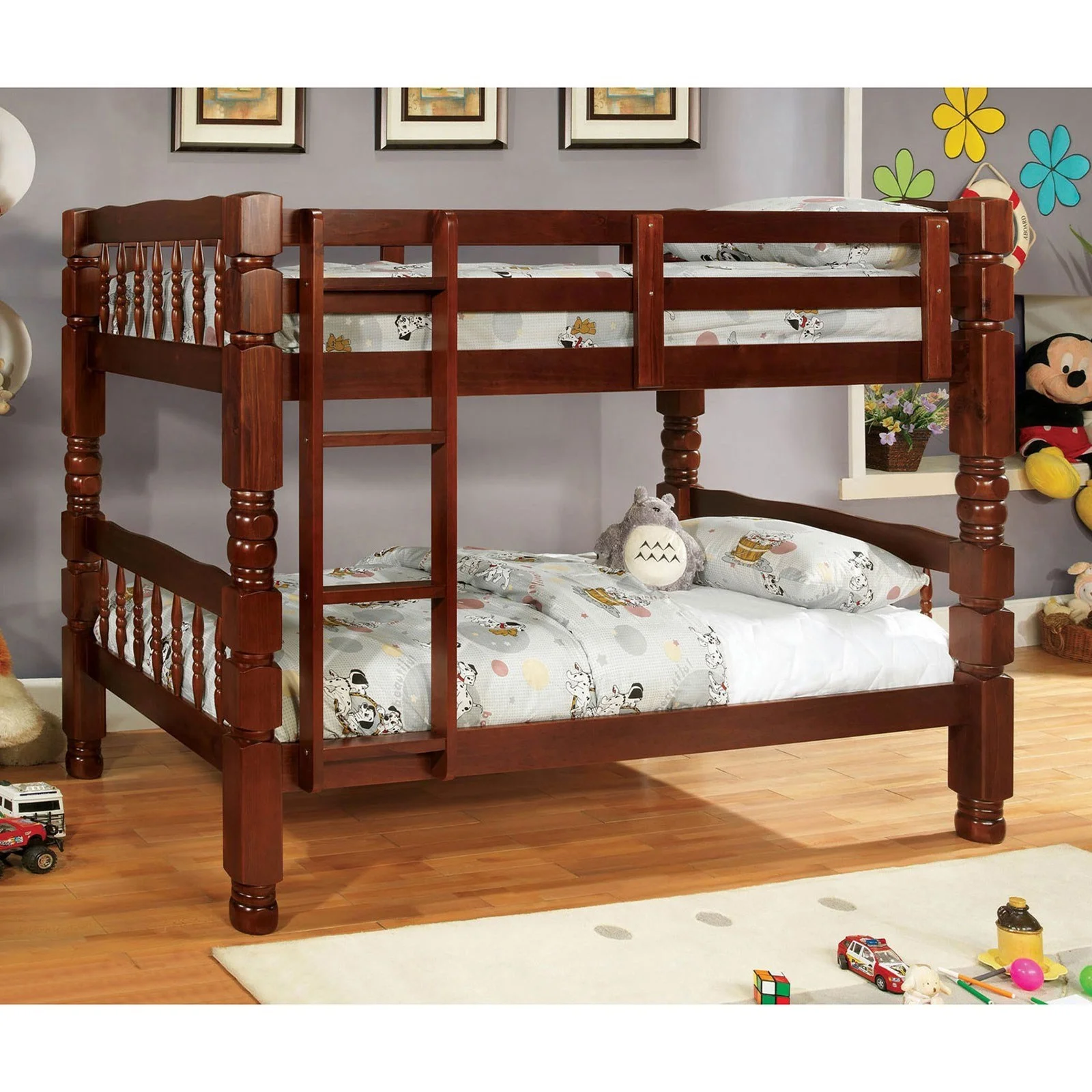 Carolina CM2527CHBED TwinoverTwin Bunk Bed Household Furniture Bed Bunk Bed