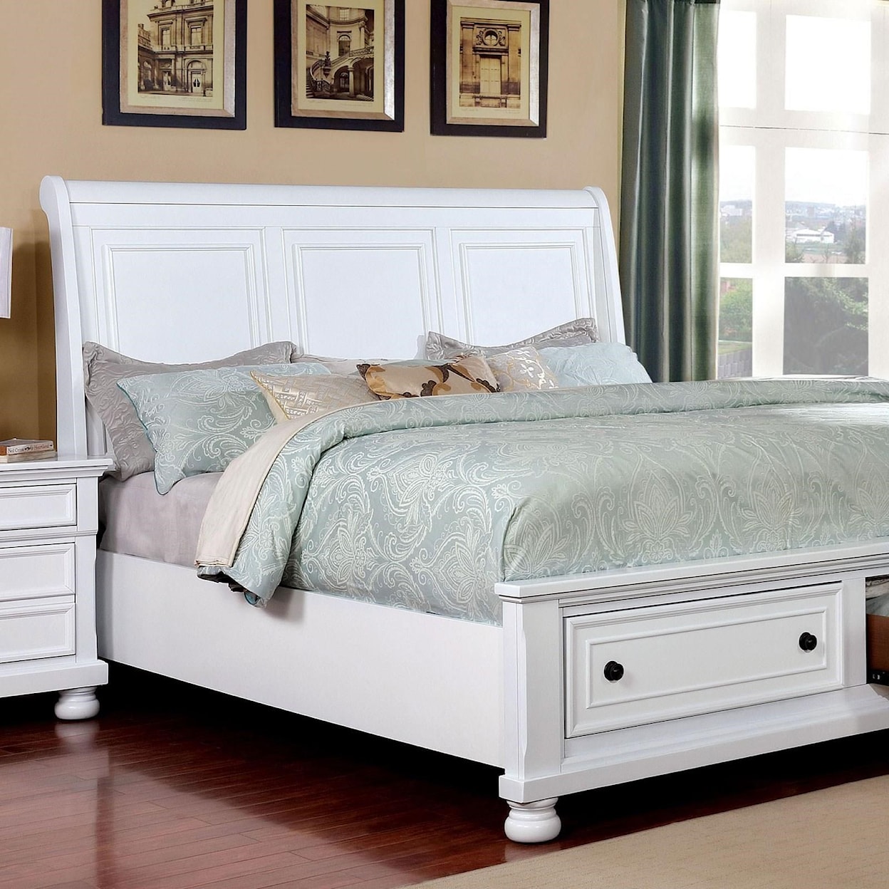 FUSA Castor California King Bed
