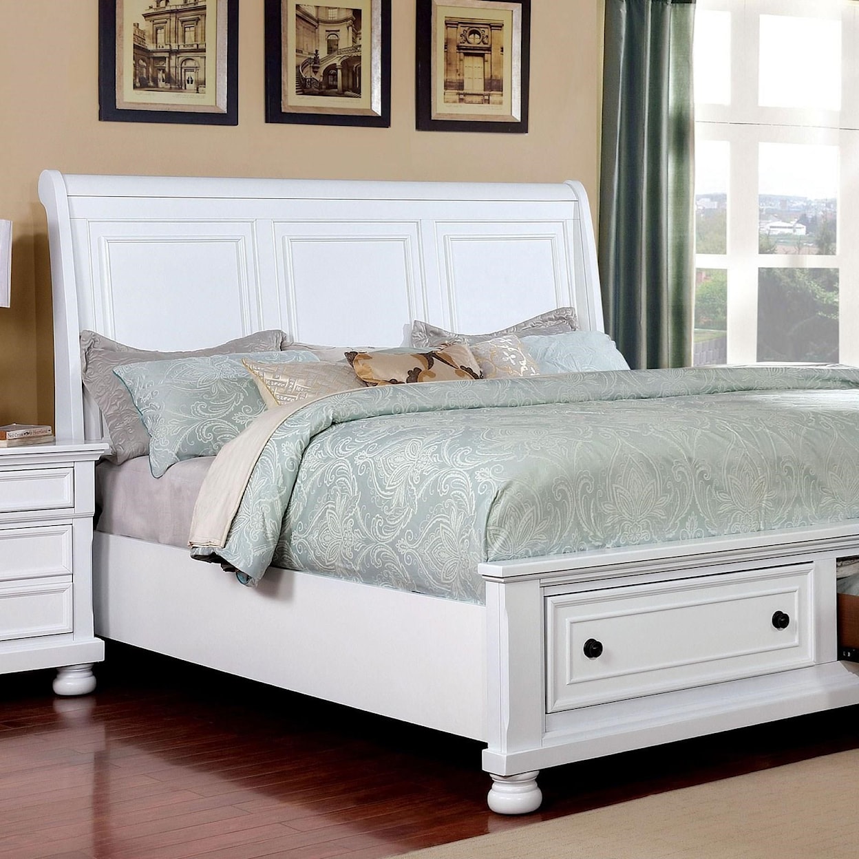 FUSA Castor King Bed