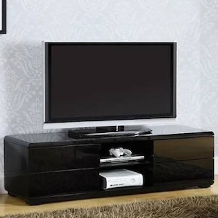 Contemporary 59' TV Console with Storage
