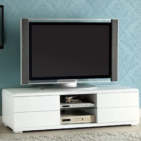 Contemporary 59' TV Console with Storage