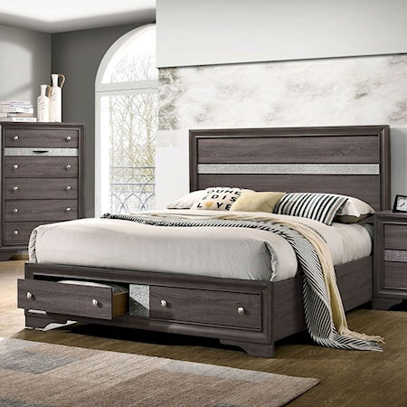 King Storage Bed