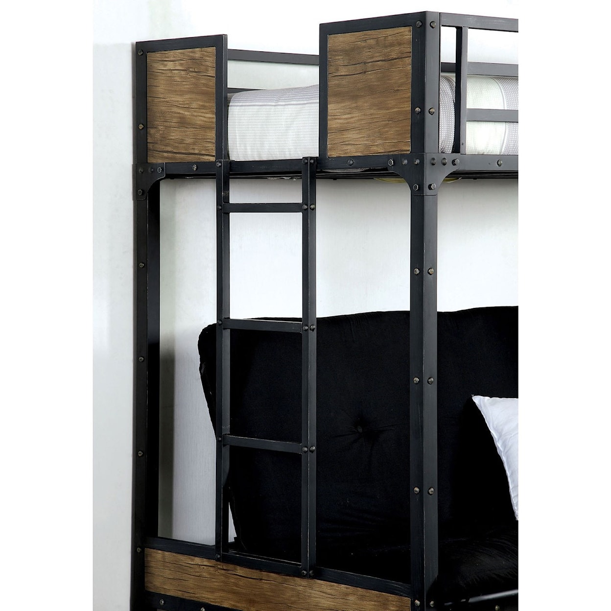 Furniture of America - FOA Clapton Twin Bed w/ Futon Base