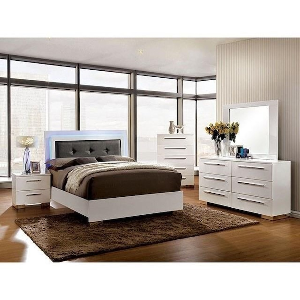Furniture of America Clementine King Bed