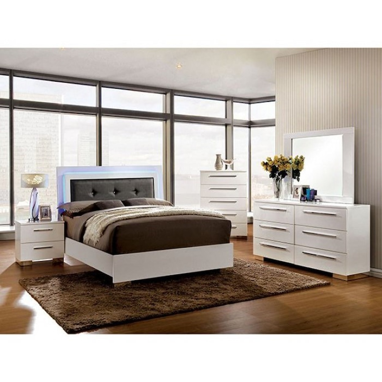 Furniture of America Clementine Queen Bedroom Group