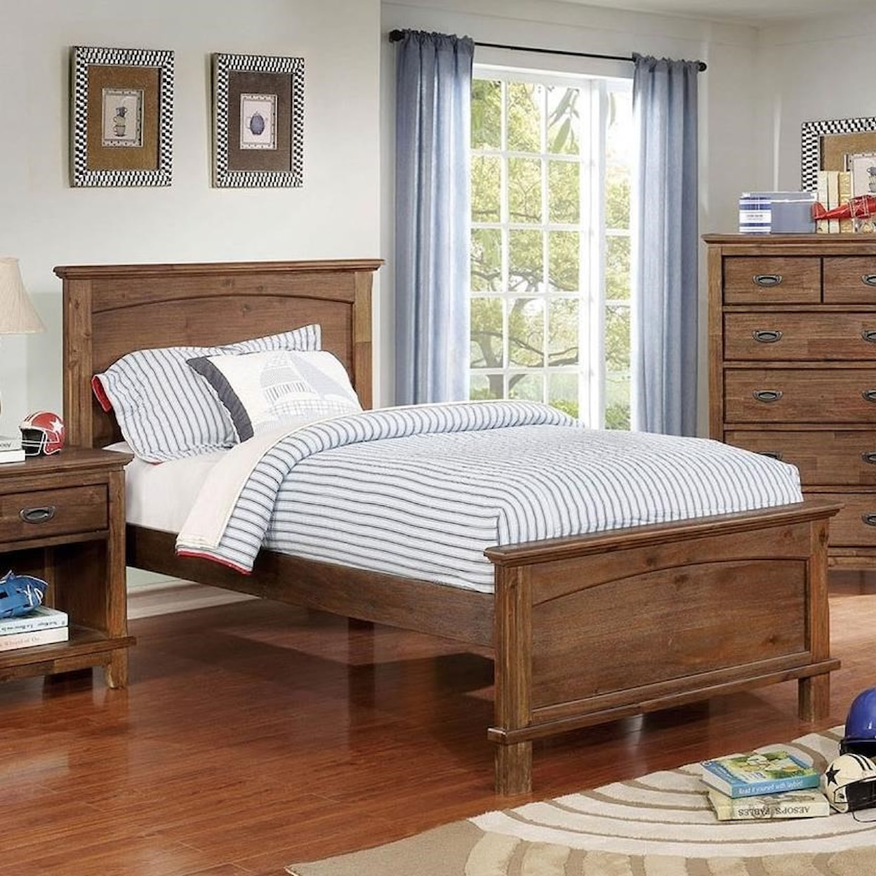 Furniture of America - FOA Colin Twin Panel Bed