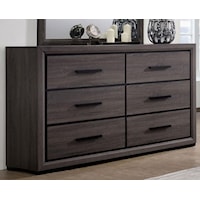 Contemporary 6-Drawer Dresser