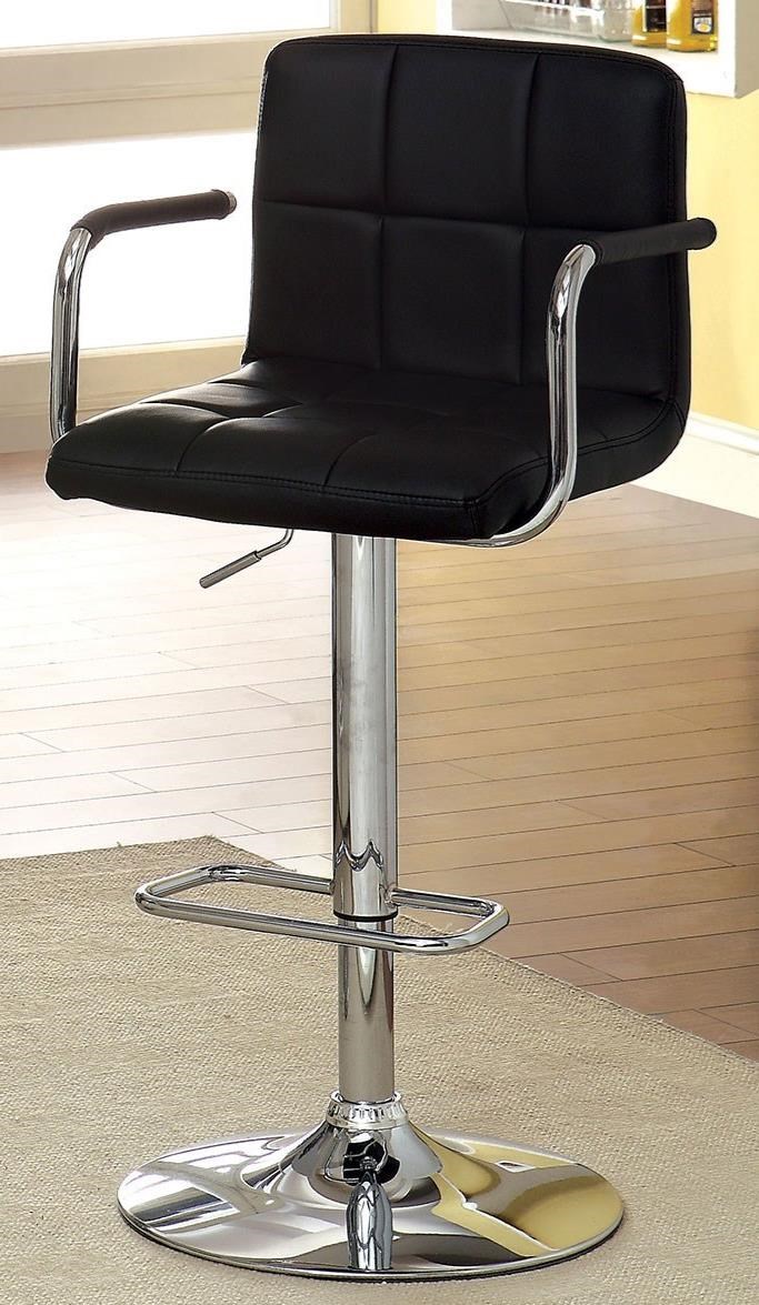 Furniture of America FOA Corfu CMBR6917BK Bar Stool Del Sol