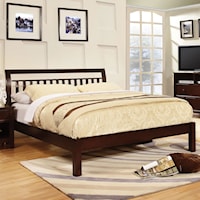 Transitional Full Sleigh Bed