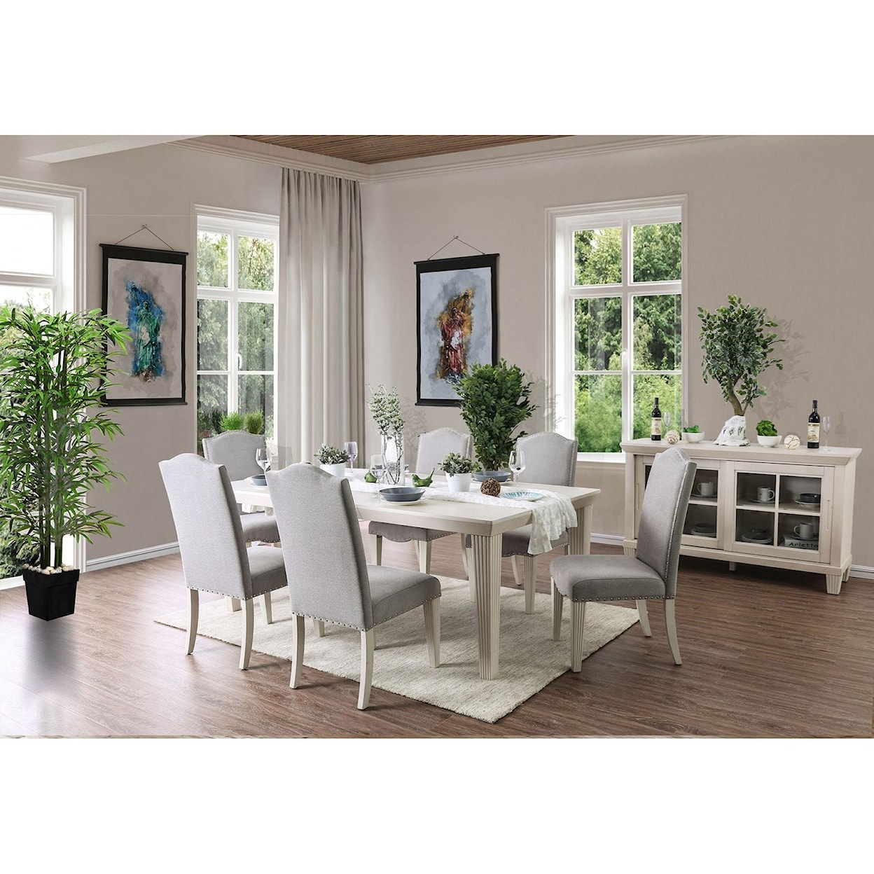 Furniture of America Daniella Dining Room Group