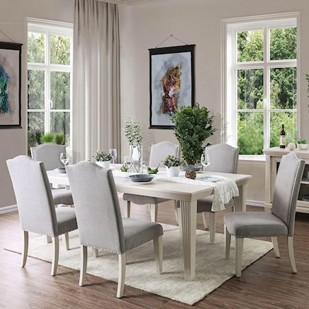 7 Piece Table and Chair Set