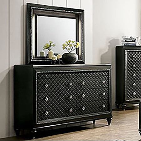 Dresser and Mirror Combination