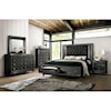 Furniture of America - FOA Demetria Queen Upholstered Storage Bed