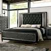 FUSA Demetria King Upholstered Bed