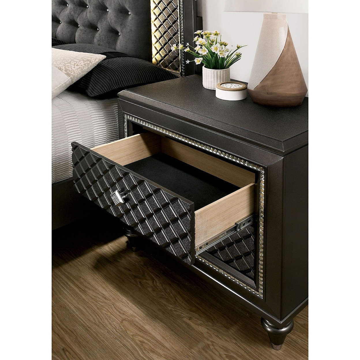 Furniture of America Demetria Nightstand