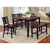 Furniture of America - FOA Dover II Table + 6 Side Chairs