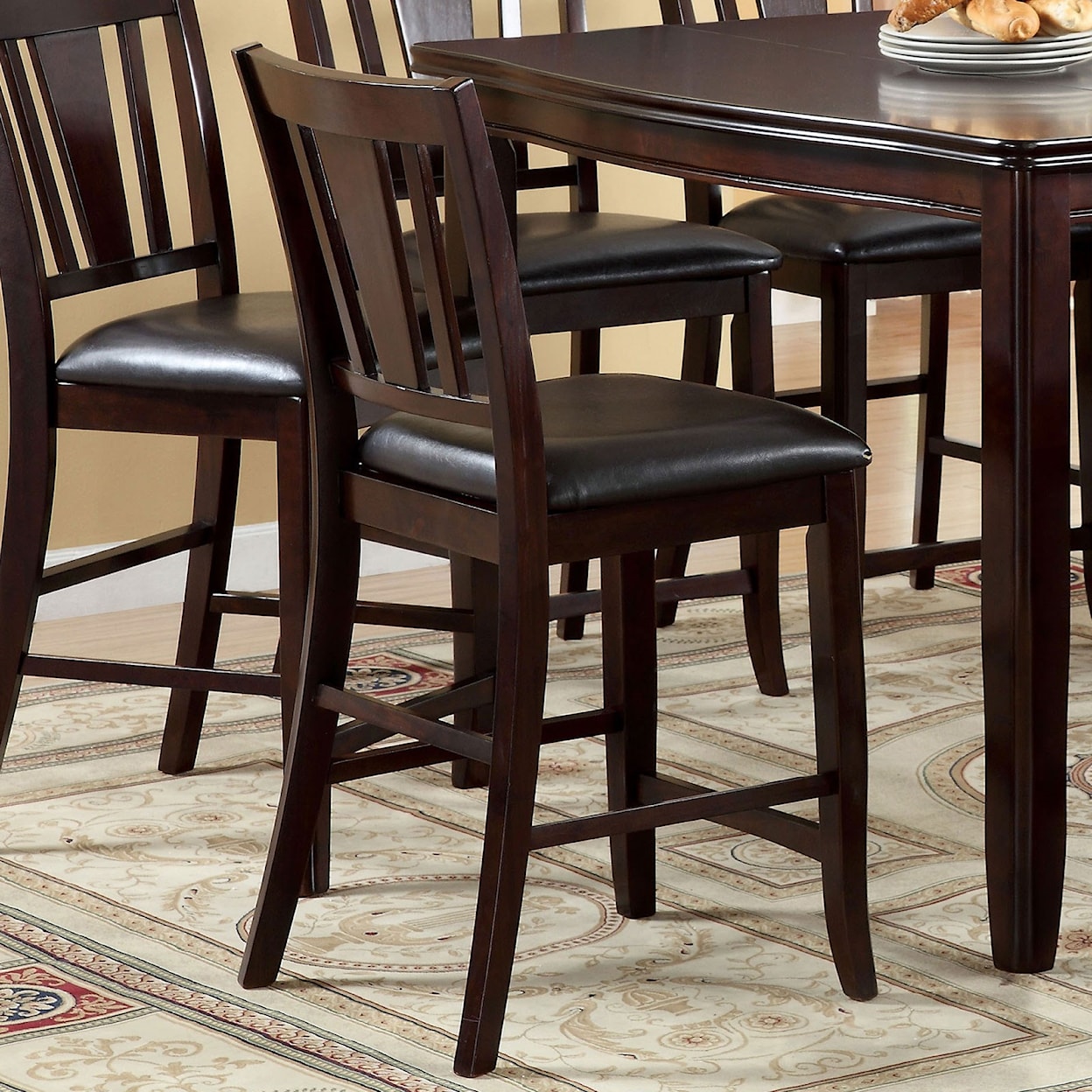 Furniture of America Edgewood Set of Counter Height Stools
