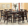 Furniture of America Edgewood Counter Height Dining Set