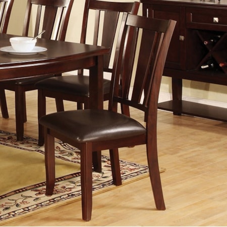 EDGEWOOD ESPRESSO SIDE CHAIR |