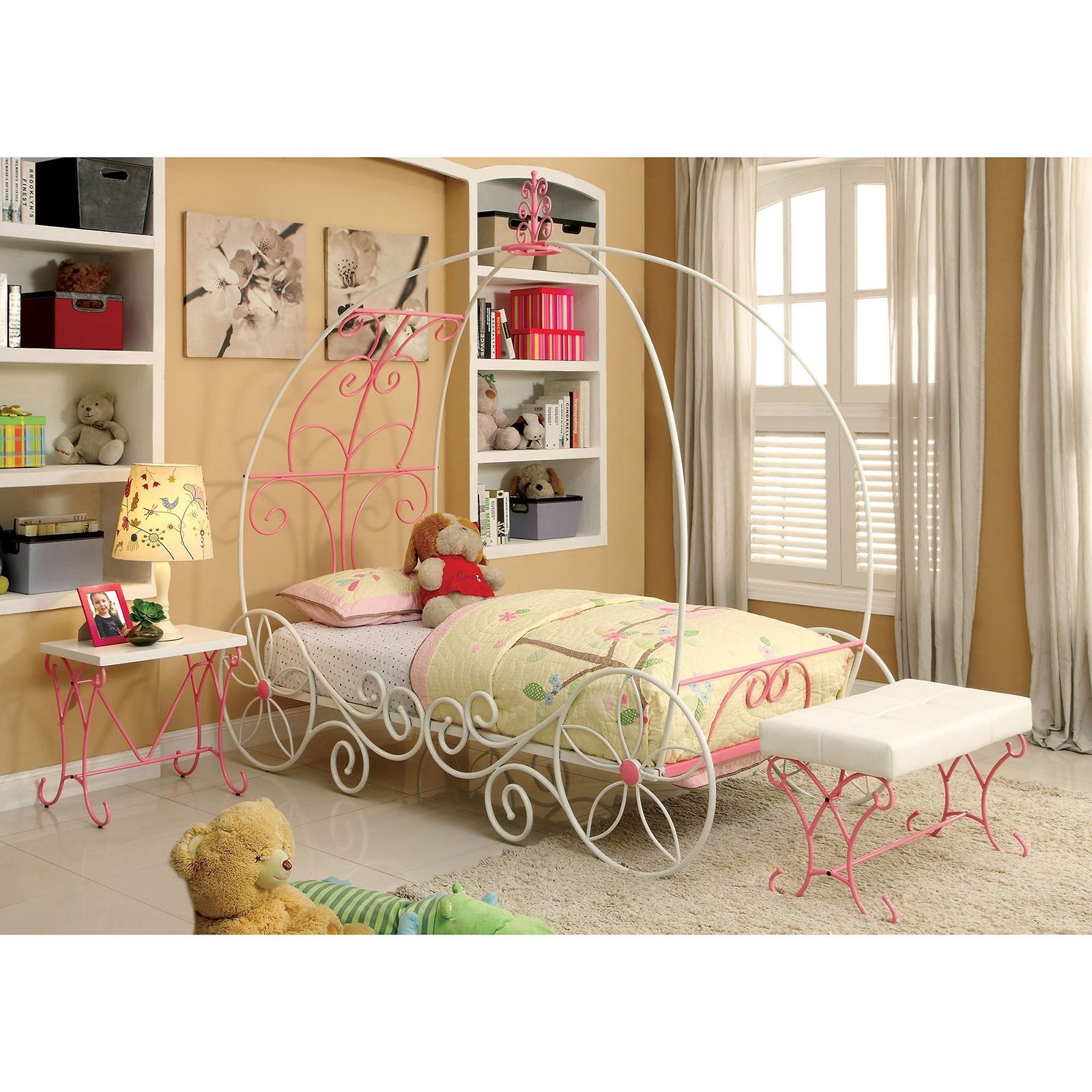 White princess twin bed sales
