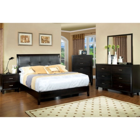 Dresser and Mirror Set