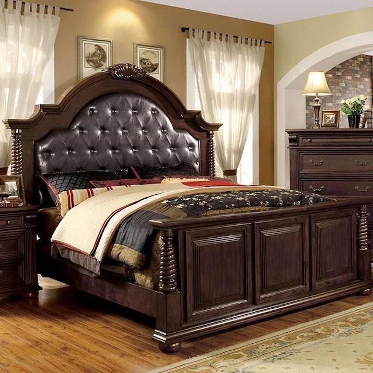 Furniture of America Esperia California King Bed