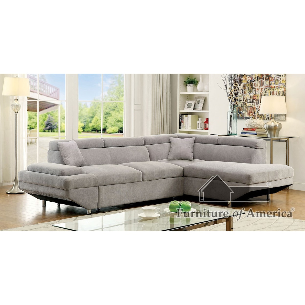Furniture of America Foreman Sectional