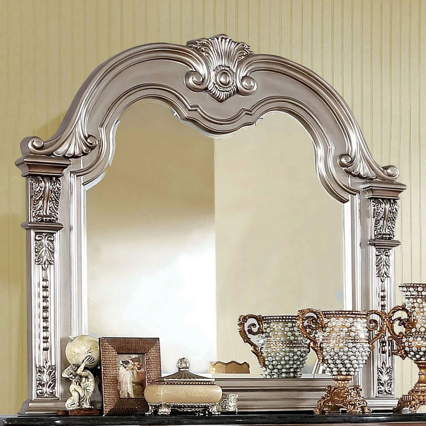 Furniture of America Fromberg CM7670CPN-M Mirror | Broadway Furniture ...